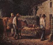 Jean Francois Millet Cow Sweden oil painting artist